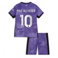 Dres Liverpool Alexis Mac Allister #10 Tretina pre deti 2023-24 Krátky Rukáv (+ trenírky)